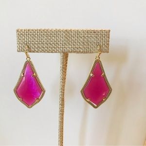 Kendra Scott Alex Azalea Illusion drops Earrings Gold Plated
